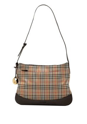 Burberry Pre-Owned 20th Century Haymarket Check Canvas shoulder bag - Brown