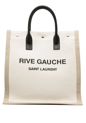 Saint Laurent Rive Gauche North/South tote bag - Neutrals