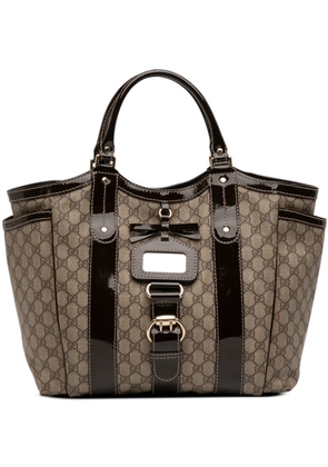 Gucci Pre-Owned 2016-2025 GG Supreme Bow tote bag - Brown