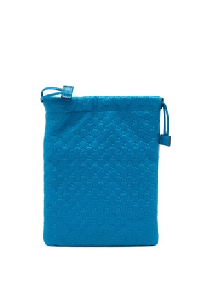 Gucci Pre-Owned 2000-2015 Microguccissima Drawstring pouch - Blue