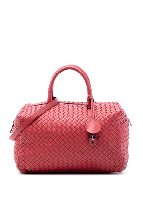 Bottega Veneta Pre-Owned 2012-2025 Nappa Intrecciato satchel - Red