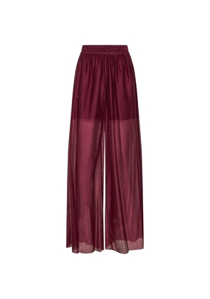Blanca Vita elasticated-waist pants - Red