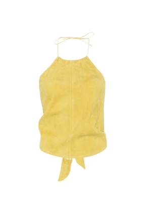 Stouls Rosie tie back halter top - Yellow