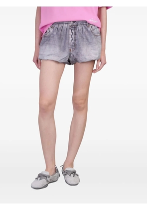 Acne Studios balloon-hem denim shorts - Grey