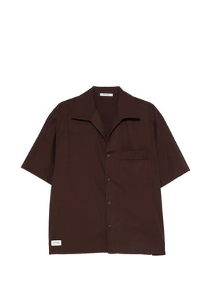 ENTIRE STUDIOS short-sleeve pajama shirt - Brown