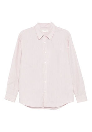 DUNST striped long-sleeve shirt - Pink