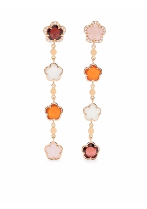Pasquale Bruni 18kt rose gold Figlia dei Fiori diamond drop earrings - Pink