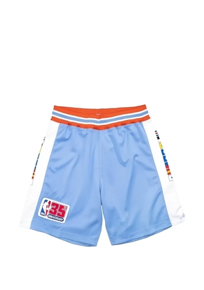 Mitchell & Ness NBA Clippers 80 striped logo shorts - Blue