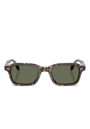 Oliver Peoples rectangle-frame sunglasses - Brown