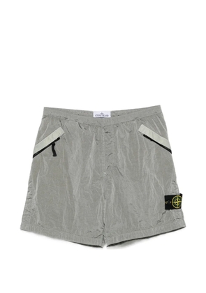 Stone Island zip-pocket shorts - Grey
