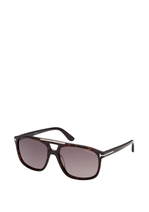 TOM FORD Eyewear browline sunglasses - Brown