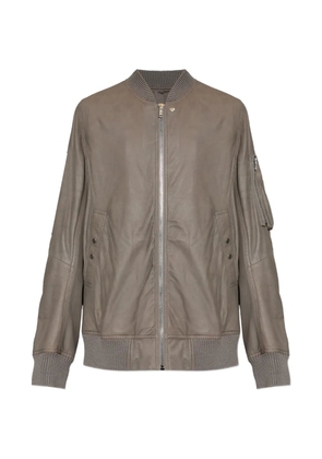 Rick Owens Classic Flight leather jacket - Grey
