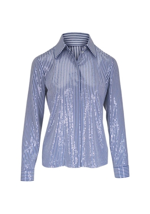 Michael Kors Collection striped shirt - Blue