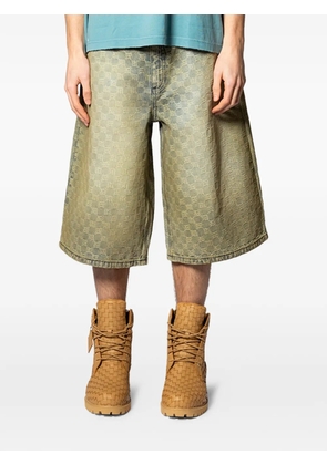 MISBHV patterned denim shorts - Neutrals