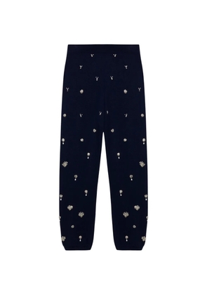 Simkhai Kandace crystal-embellished trousers - Blue