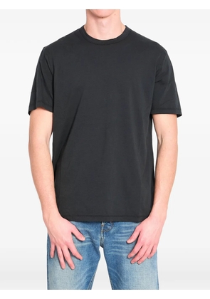 James Perse ribbed crew neck cotton T-shirt - Black