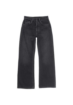 Acne Studios 2021F patch-pockets jeans - Black