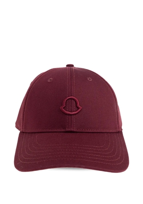 Moncler logo baseball cap - Red