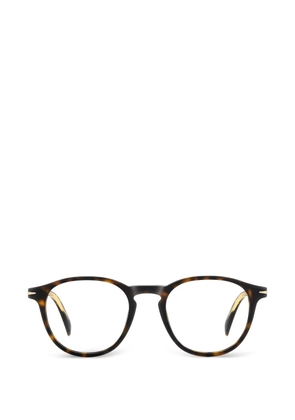 Eyewear by David Beckham round-frame glasses - Brown