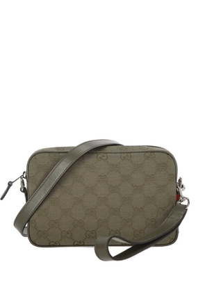 Gucci small GG-canvas messenger bag - Green