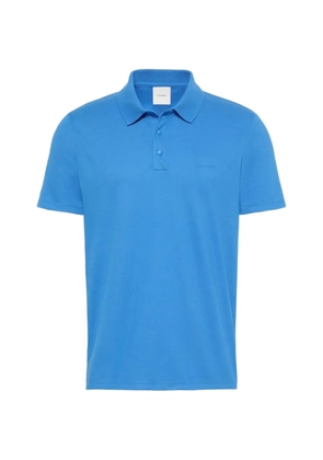 Calvin Klein buttoned short-sleeve polo shirt - Blue