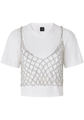 PINKO layered T-shirt - White
