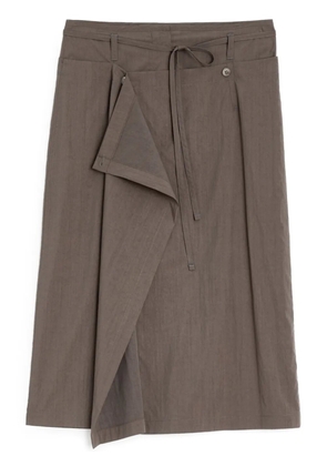 LEMAIRE Convertible midi skirt - Brown