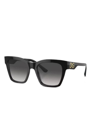 Dolce & Gabbana Eyewear DG-logo square sunglasses - Black