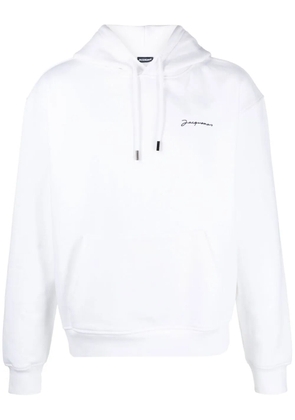 Jacquemus Le Sweatshirt Brodé hoodie - White