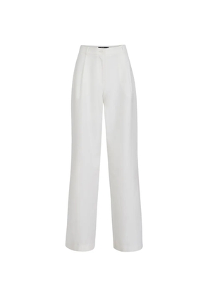 Toccin Solara pleated wide leg trousers - White