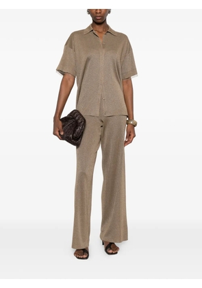 Fabiana Filippi knitted pants - Brown