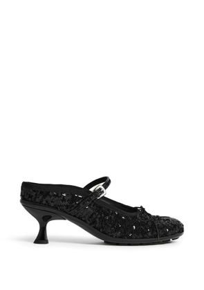 Simone Rocha sequin-embellishment pumps - Black