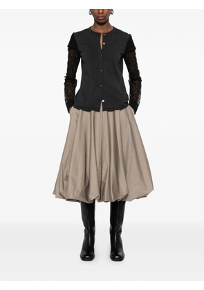 OUR LEGACY Heat lace-appliqué cardigan - Black