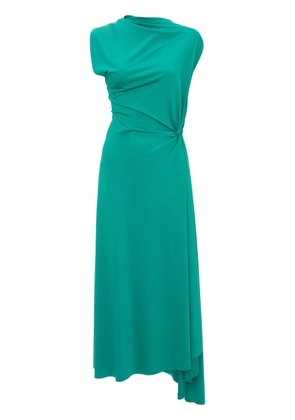 Victoria Beckham draped asymmetric midi dress - Green