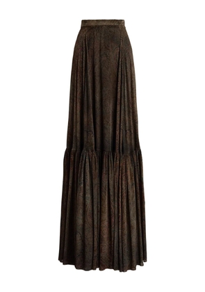 Ralph Lauren Collection Carlita maxi skirt - Brown