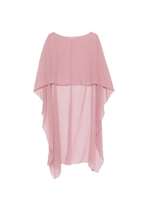 Antonelli Herve asymmetric poncho - Pink