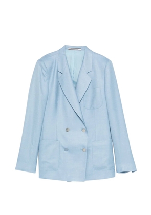 Tagliatore double-breasted pocket jacket - Blue