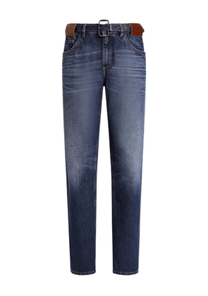 Dolce & Gabbana belted jeans - Blue
