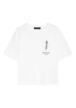 Weekend Max Mara floral-print T-shirt - White