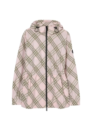 Burberry Check Whitstable hooded jacket - Pink