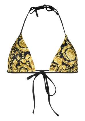 Versace Barocco bikini top - White