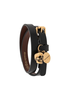 Alexander McQueen double wrap bracelet - Black