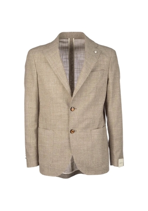 L.B.M. 1911 single-breasted blazer - Neutrals