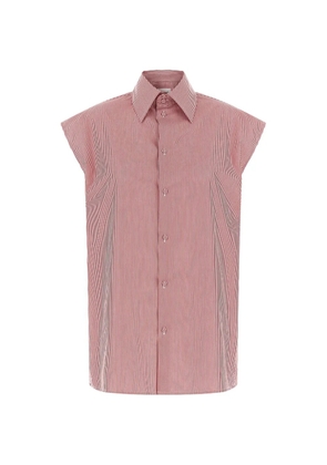 ARMARIUM Malik striped pointed-collar shirt - Red
