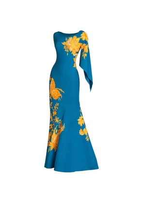 ETRO floral-print maxi dress - Blue