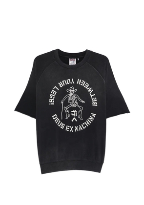Deus Ex Machina print-detail round-neck T-shirt - Black