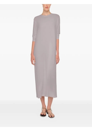 Norma Kamali oversized long-sleeve dress - Grey