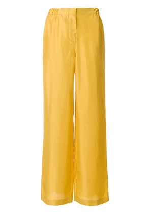 Alberta Ferretti high-waist flared trousers - Yellow