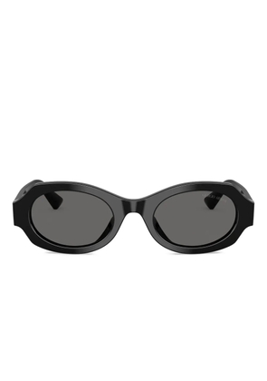 Giorgio Armani oval-frame sunglasses - Black
