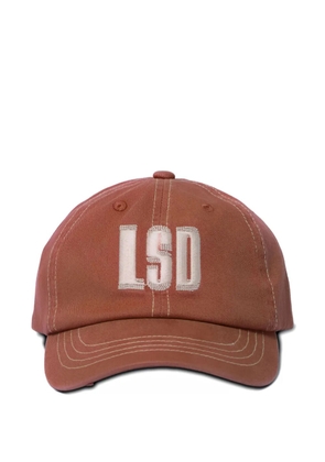 ACHM slogan-appliqué baseball cap - Brown